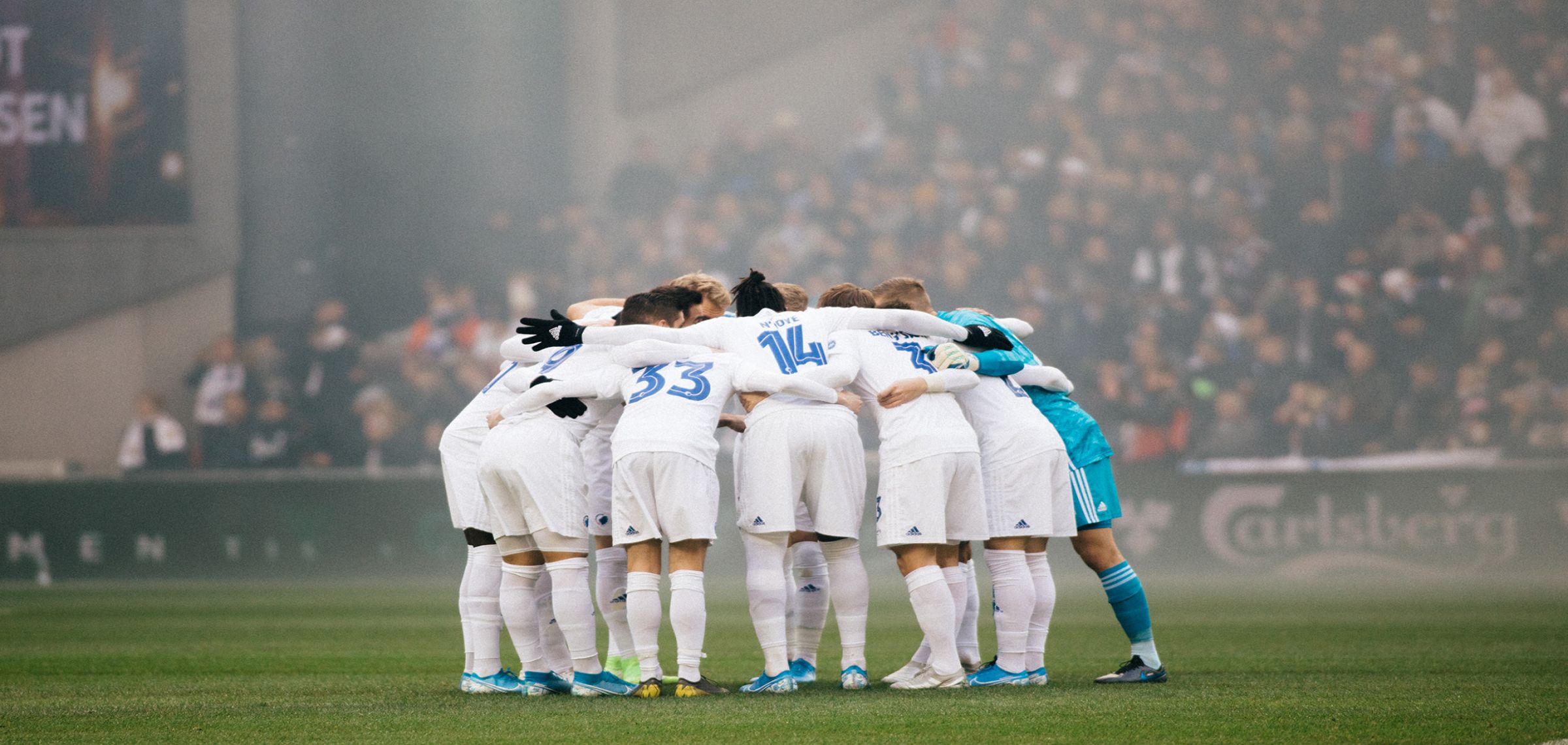 Holdet samles før kickoff