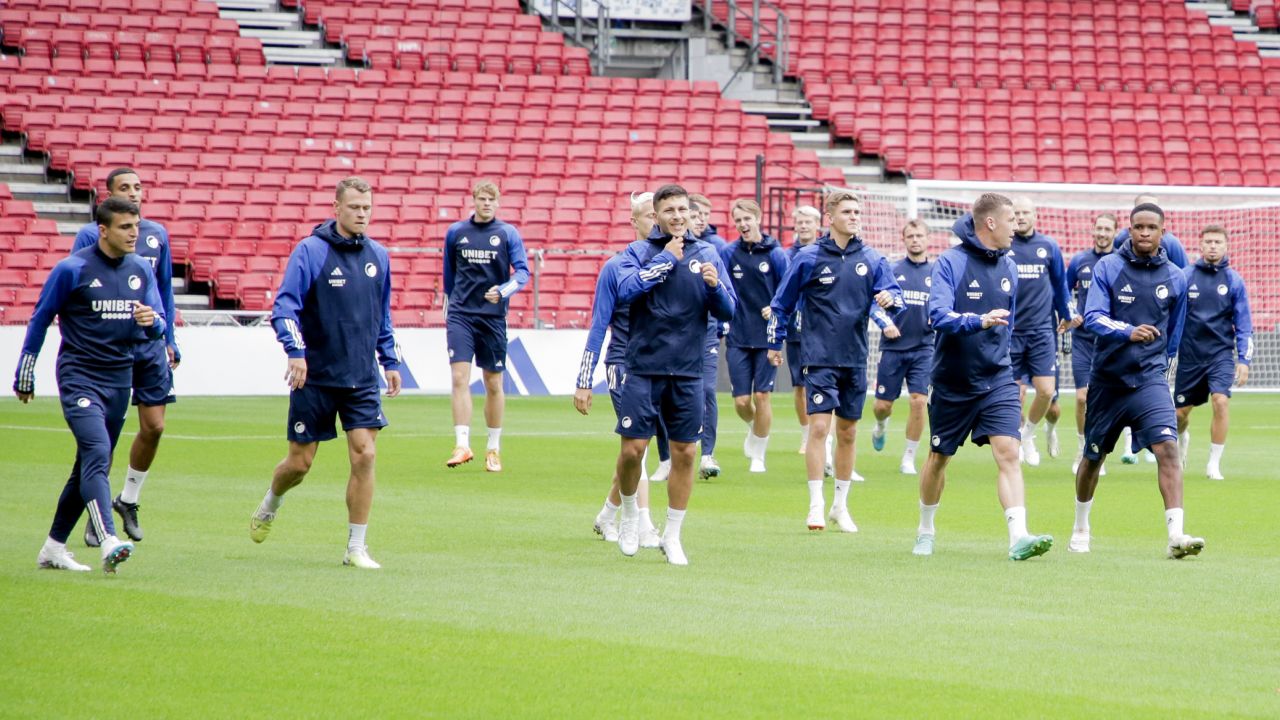 Truppen mod Sparta Prag F.C. København