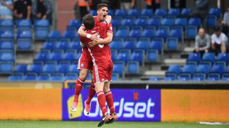 Pieros jubler efter sit 1-0-mål