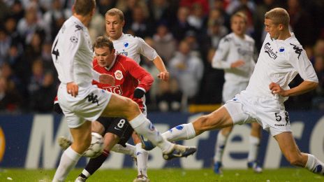 Copenhagen Air Force blokerer et Wayne Rooney-forsøg