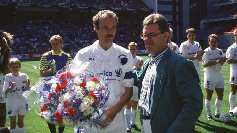 Pierre Larsen og sportsdirektør Frank Mathiesen