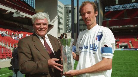 DBU-formand Poul Hyldgaard og Pierre Larsen