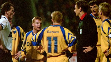 Martin og Michael Johansen og dommer Lars Gerner