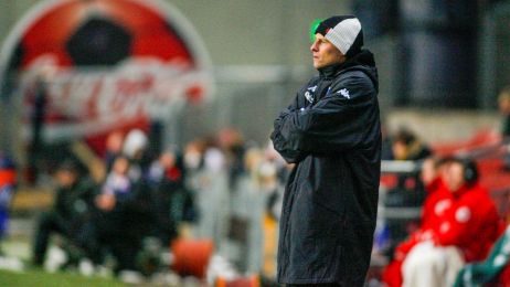 Ståle Solbakken i sin første kamp som F.C. København-træner