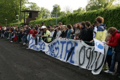 Mester-tifo på Rødby Stadion