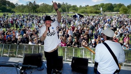 Pokalfest i Fælledparken