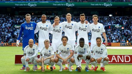 Holdfoto før pokalfinalen