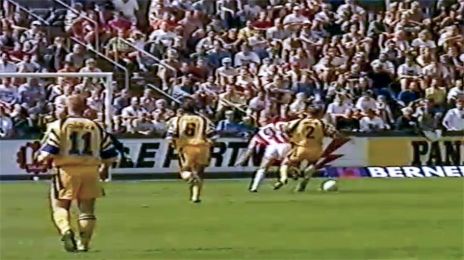 AaB-scoring i sæsonpremieren 94/95