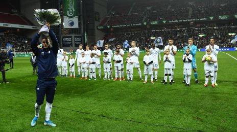 Pieros Sotiriou får blomster for 100 kampe for FCK