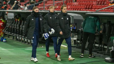 Mattias Jakobsen, Emil Højlund og William Clem