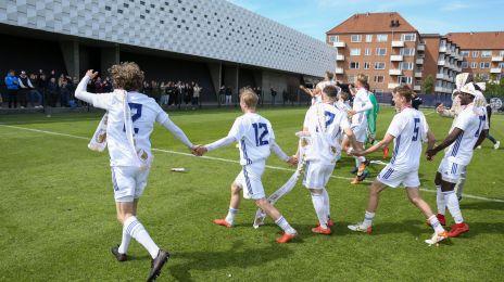 U19 fejrer mesterskabet U19 fejrer mesterskabet