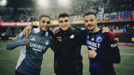 Elias Achouri, Mohamed Elyounoussi og Diogo Goncalves