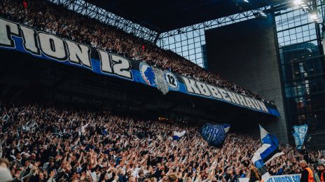 FCK-fans på Sektion 12 i Parken