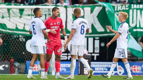 Glæde og lettelse i FCK-forsvaret efter sejren i Viborg
