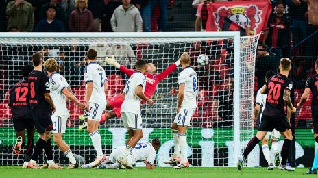 Alejandro Grimaldo udligner på frispark