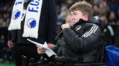 Malthe Sørensen råbte F.C. Københavns startopstilling op i Parken