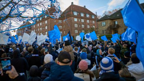FCK-fans uden for Parken