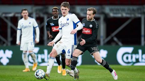 Jens Stage jagtes af Sønderjyskes Bård Finne