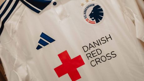 F.C. København-trøje i omklædningsrummet