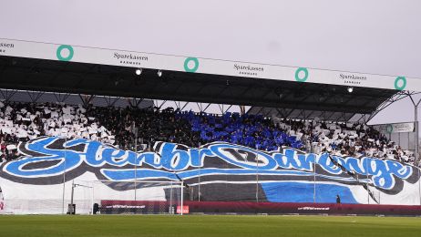 Tifo fra FCK-fansene i Odense