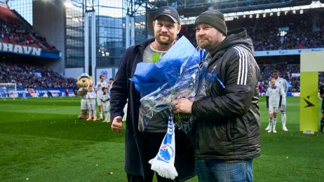 Fanklubben byder Bo Svensson velkommen i Parken