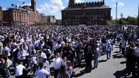 F.C. Københavns fanmarch før pokalfinalen