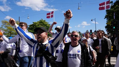 F.C. Københavns fanmarch før pokalfinalen