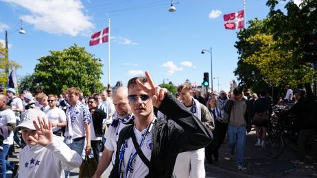 F.C. Københavns fanmarch før pokalfinalen