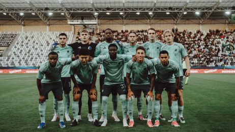 Holdfoto før Conference League-kampen mod FC Polissya