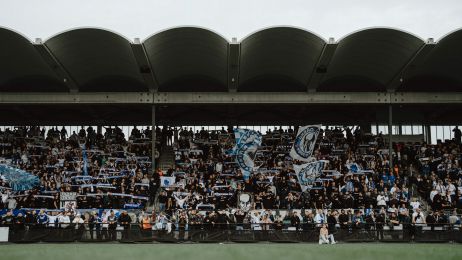 F.C. København-fans i Vanløse Idrætspark