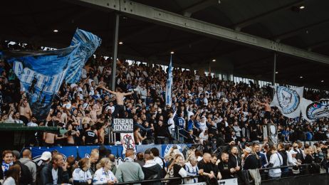 F.C. København-fans i Vanløse Idrætspark