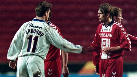 Brian Laudrup og Dan Sørensen