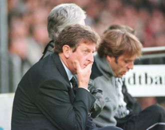 Roy Hodgson og Carsten V. Jensen