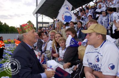 Flemming Østergaard og FCK-fans i Odense