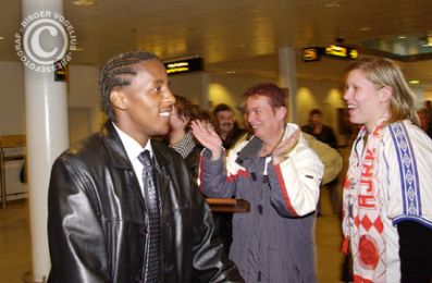 Sibusiso Zuma ankommer i Københavns Lufthavn