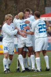 Martin Bergvold, Sibusiso Zuma, Peter Møller og Hjalte Nørregaard