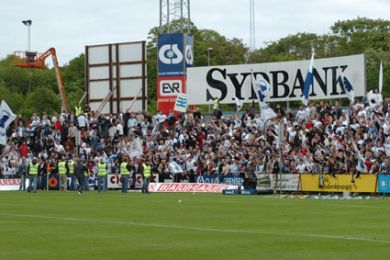 FCK-fans i Esbjerg
