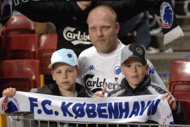 FCK-fans i Parken