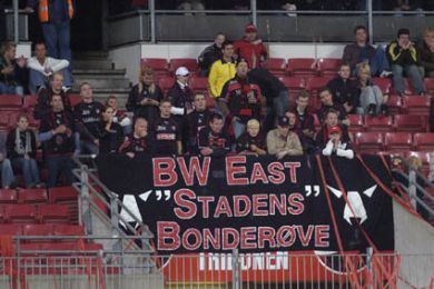 FC Midtjylland-fans i Parken