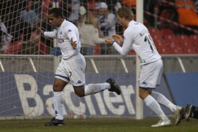 Álvaro Santos og Marcus Allbäck