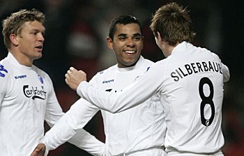 Marcus Allbäck, Álvaro Santos og Michael Silberbauer