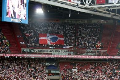FCK-fans i Amsterdam