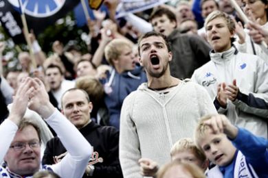 FCK-fans i Esbjerg