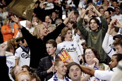FCK-fans i Parken