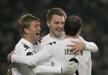 Marcus Allbäck, Michael Silberbauer og Niclas Jensen