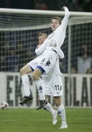 Michael Silberbauer og Marcus Allbäck