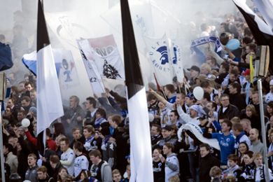FCK-fans i Esbjerg