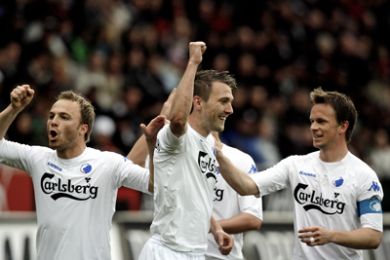 Lars Jacobsen, Michael Silberbauer og Tobias Linderoth