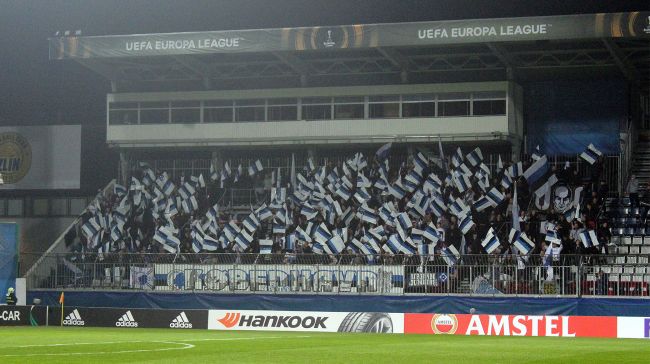 FCK-fansene på Andruv Stadion