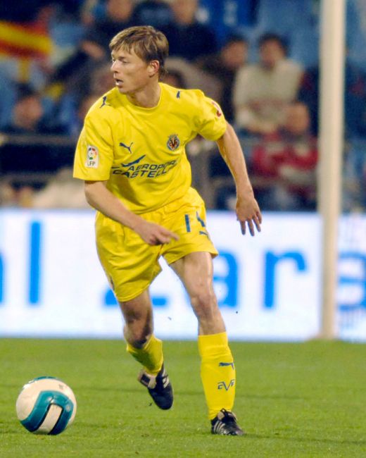 Jon Dahl Tomasson i Villarreal-trøjen i foråret 2007